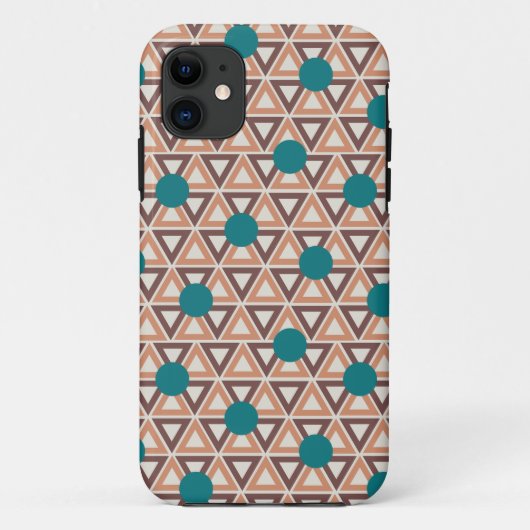 Driehoek quilt iPhone / iPad hoes (Achterkant)
