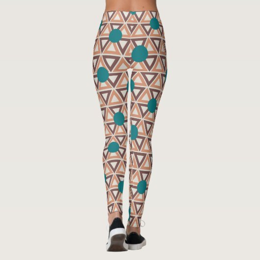 Driehoek Quilt Leggings (Achterkant)