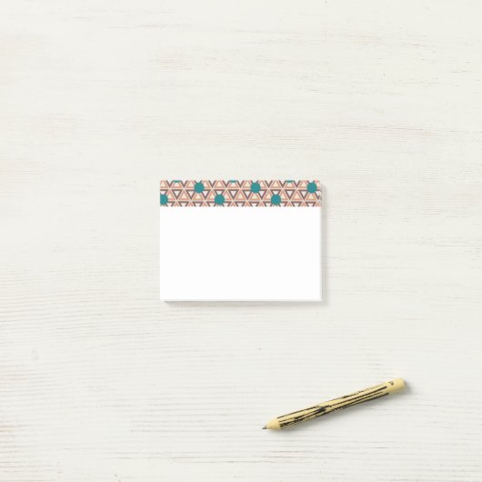 Driehoek Quilt Post-it® Notes (Op bureau)