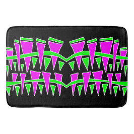 Driehoek Rijen Roze Groen Dodle44c Badmat