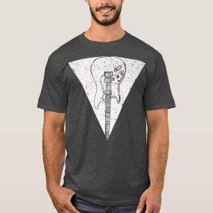 driehoek Rock Guitar shirt voor mannen G