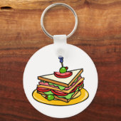 Driehoek Sandwich Sleutelhanger (Voorkant)