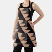 Driehoek Semi Circle geometrisch patroon Schort (Insitu)