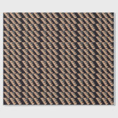 Driehoek Semi Cirkel Geometrisch Cadeaupapier (Vlak)