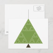 Driehoek Sierpinski Briefkaart (Voorkant / Achterkant)