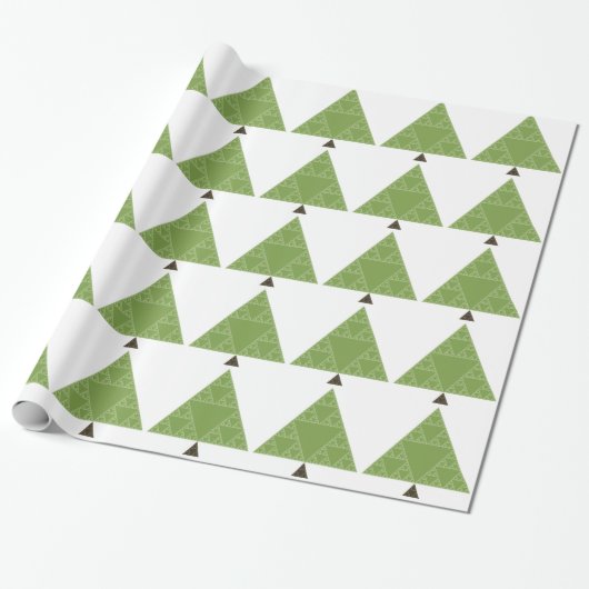 Driehoek Sierpinski Cadeaupapier (Uitgerold)