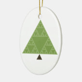 Driehoek Sierpinski Keramisch Ornament (Links)
