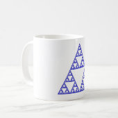 driehoek Sierpinski Koffiemok (Voorkant links)