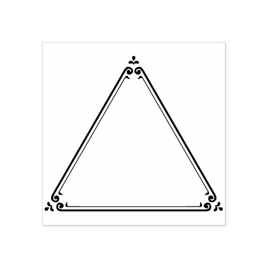 Driehoek, Tijdschrift Lijst Rubberstempel (Afrduk)