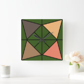 Driehoek, triangel  vierkante klok (Huis)