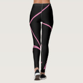 Driehoek Trip Hot Pink Leggings (Achterkant)