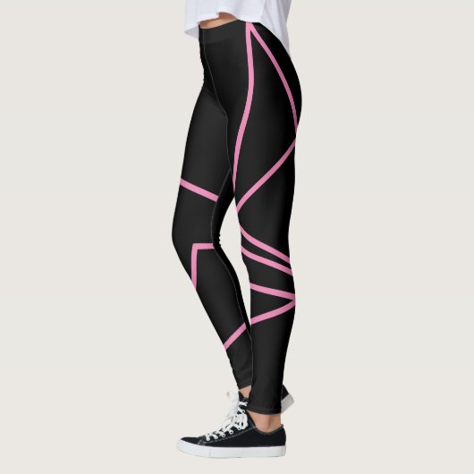 Driehoek Trip Hot Pink Leggings (Links)