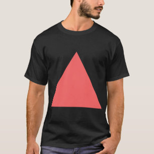 Driehoek - Tropisch roze T-shirt