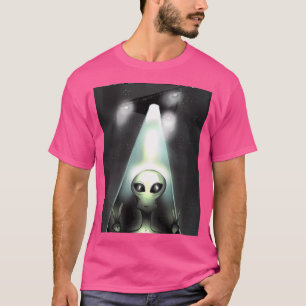 Driehoek UFO buitenaardse ontvoering T-shirt
