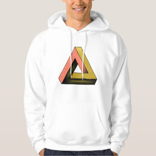 Driehoek van de penroos, optische illusie hoodie