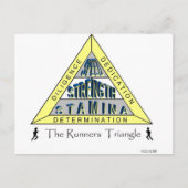 DRIEHOEK VAN DE RUNNER BRIEFKAART (Voorkant)