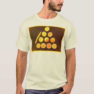 "Driehoek van halve Sinaasappels" Kutfoto. Bestel  T-shirt
