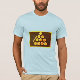 "Driehoek van halve Sinaasappels" Kutfoto. Bestel T-shirt