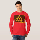 "Driehoek van halve Sinaasappels" Kutfoto. Bestel T-shirt (Voorkant volledig)