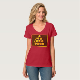 "Driehoek van halve Sinaasappels" Kutfoto. Bestel T-shirt