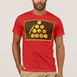 "Driehoek van halve Sinaasappels" Kutfoto. Bestel  T-shirt