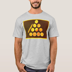 "Driehoek van halve Sinaasappels" Kutfoto. Bestel  T-shirt