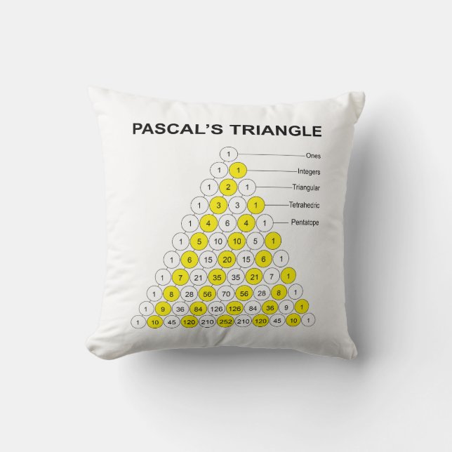 Driehoek van Pascal Kussen (Voorkant)