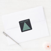 Driehoek van Pascal Vierkante Sticker (Envelop)