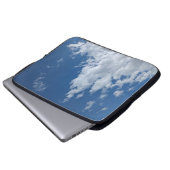Driehoek van wolken laptop sleeve (Voorkant onderkant)