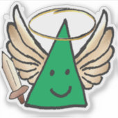 Driehoek voor hoop! sticker (Voorkant)