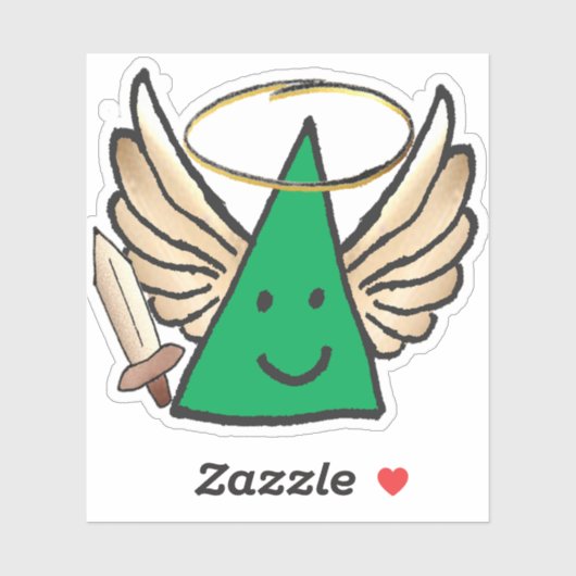 Driehoek voor hoop! sticker (Vel)