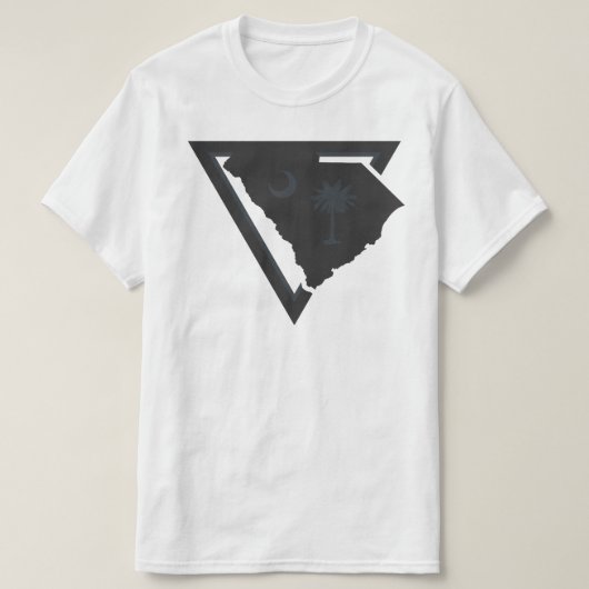 driehoek zuid - carolina t-shirt (Design voorkant)