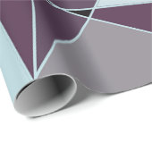 Driehoek zwart grijs wit maroon Abstract Cadeaupapier (Rol Hoek)