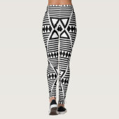driehoek zwarte aztec leggings (Achterkant)