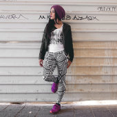 driehoek zwarte aztec leggings