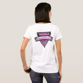 DriehoekCyclling.Com BabyDoll-shirt voor dames T-shirt (Achterkant volledig)