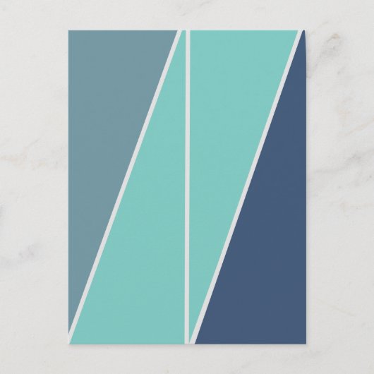 Driehoeken Abstract geometrisch ontwerp Briefkaart (Voorkant)