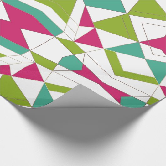 Driehoeken abstracte afdrukopgeometrische geometri cadeaupapier (Hoek)