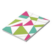 Driehoeken abstracte afdrukopgeometrische geometri notitieblok (Linkerzijde)