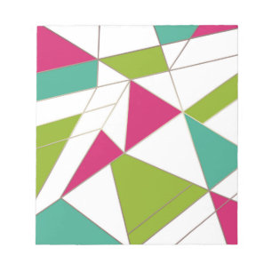 Driehoeken abstracte afdrukopgeometrische geometri notitieblok