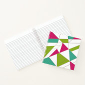 Driehoeken abstracte afdrukopgeometrische geometri notitieboek (Binnen)