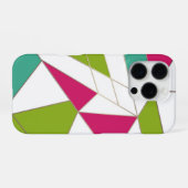Driehoeken abstracte print geometrische geometrie iPhone hoesje (Achterkant horizontaal)