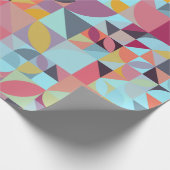 Driehoeken, bladen en kwarten cadeaupapier (Hoek)