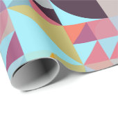 Driehoeken, bladen en kwarten cadeaupapier (Rol Hoek)