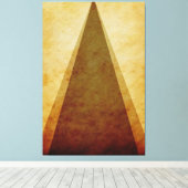 driehoeken canvas afdruk (Insitu (Houten vloer))