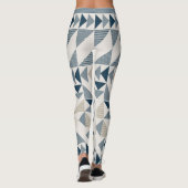 Driehoeken Dashes Lines Leggings (Achterkant)