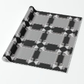 driehoeken deco cadeaupapier (Uitgerold)