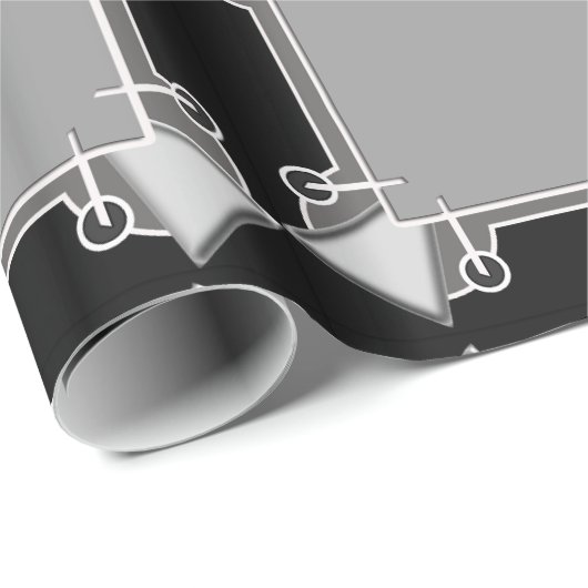 driehoeken deco cadeaupapier (Rol Hoek)