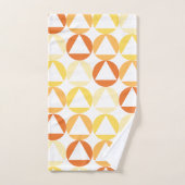 Driehoeken en cirkels in  stijl Handdoeken (Handdoek)