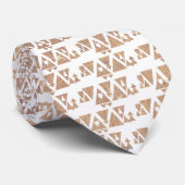 Driehoeken en pijlen stropdas (Opgerold)
